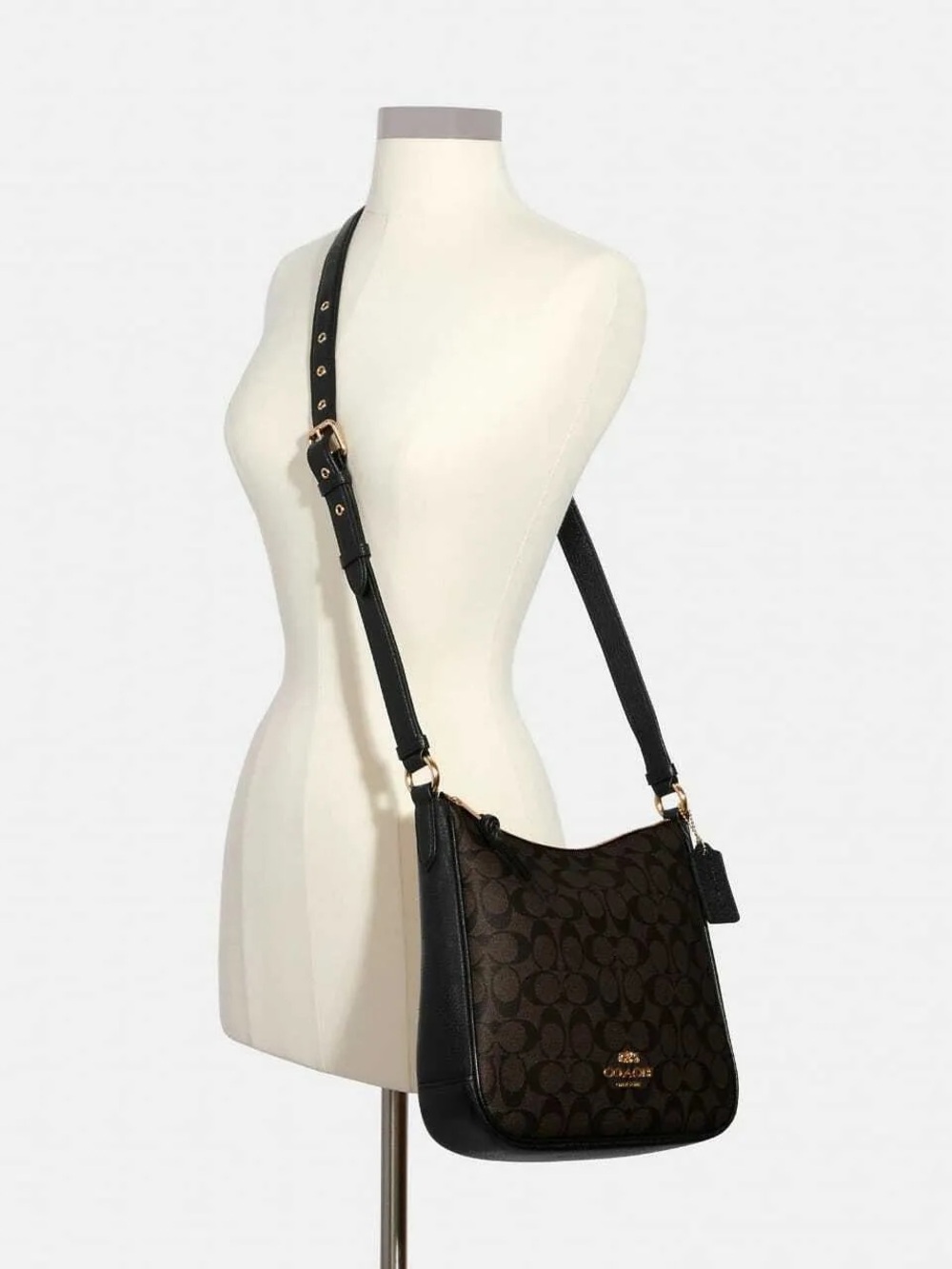 ‼️NEW Coach Ellie File Brown Signature Canvas Crossbody Bag